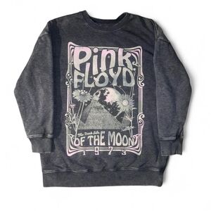 Pink Floyd Kids Dark Side of the Moon Sweatshirt - Black and Pink